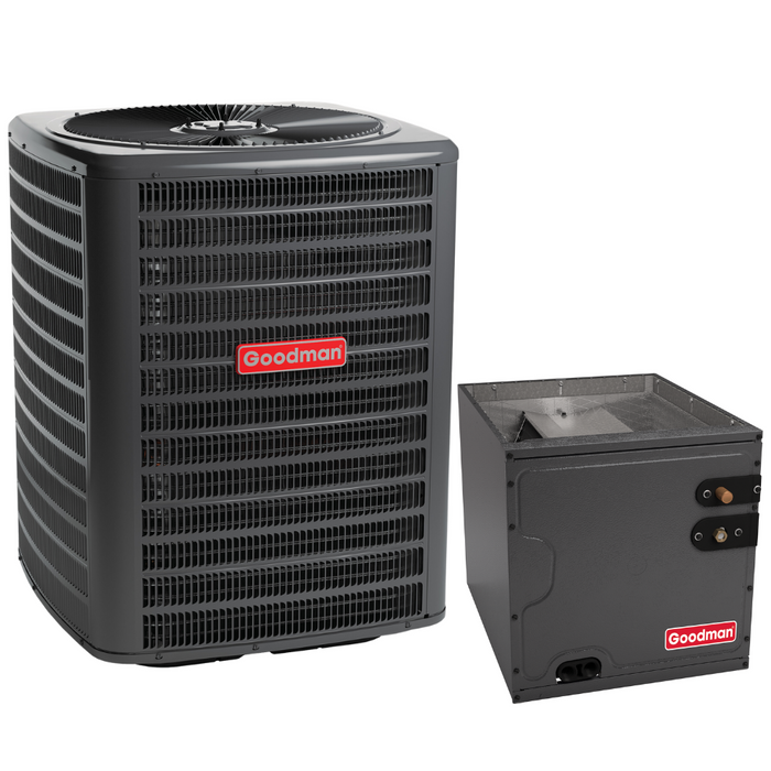 Goodman 3.5-Ton 13.4 SEER2 Single-Stage Air Conditioner with Cased Coil - TXV - 21" Width