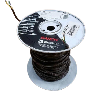 BARON - TW-18G250-8 18/8 Solid CL2 Thermostat Wire/Cable 250'