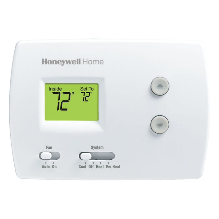 Honeywell Home - PRO 3000 Non-Programmable Digital Thermostat 2H/1C for Heat Pump
