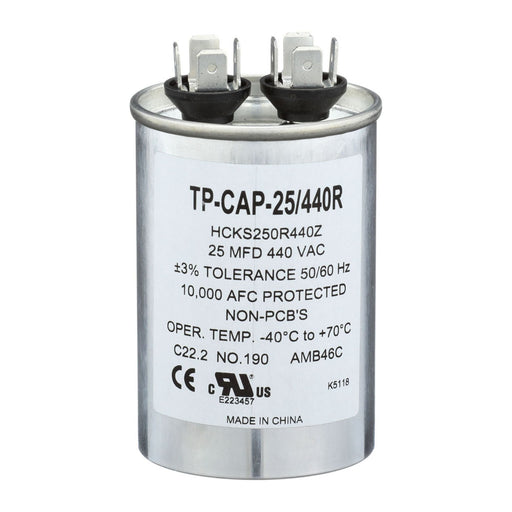TRADEPRO® 25 MFD (Microfarads) 440/370V Oval Run Capacitor